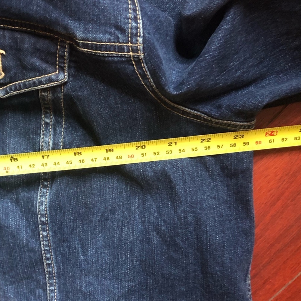 Talbots Size 2XP Denim Jean Jacket - Picture 7 of 12